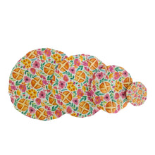 Load image into Gallery viewer, Spring Floral Sourdough Premium Cotton Bowl Covers (4-Pack)