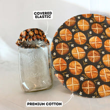 Load image into Gallery viewer, Black Sourdough Premium Cotton Bowl Covers (4-Pack)