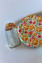 Load image into Gallery viewer, Spring Floral Sourdough Premium Cotton Bowl Covers (4-Pack)