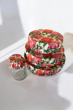 Load image into Gallery viewer, Peony Floral Premium Cotton Bowl Covers (4-Pack)